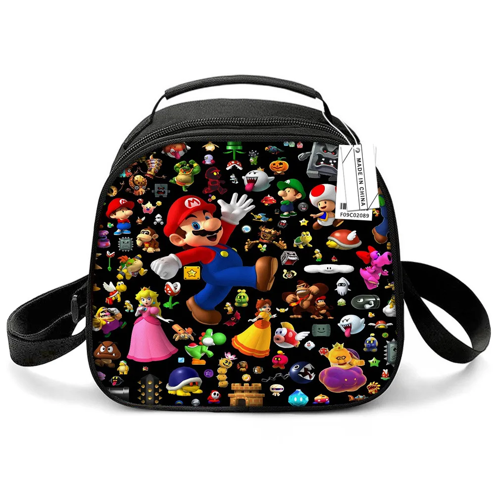 Super Mario Bros. Square Double Compartment Insulated Lunch Box