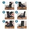 Computer Chair Cover Modern Spandex Slipcovers Office Chair Case Armrest Cover Dust Cover Removable Anti-dirty Chairs Slipcover 6
