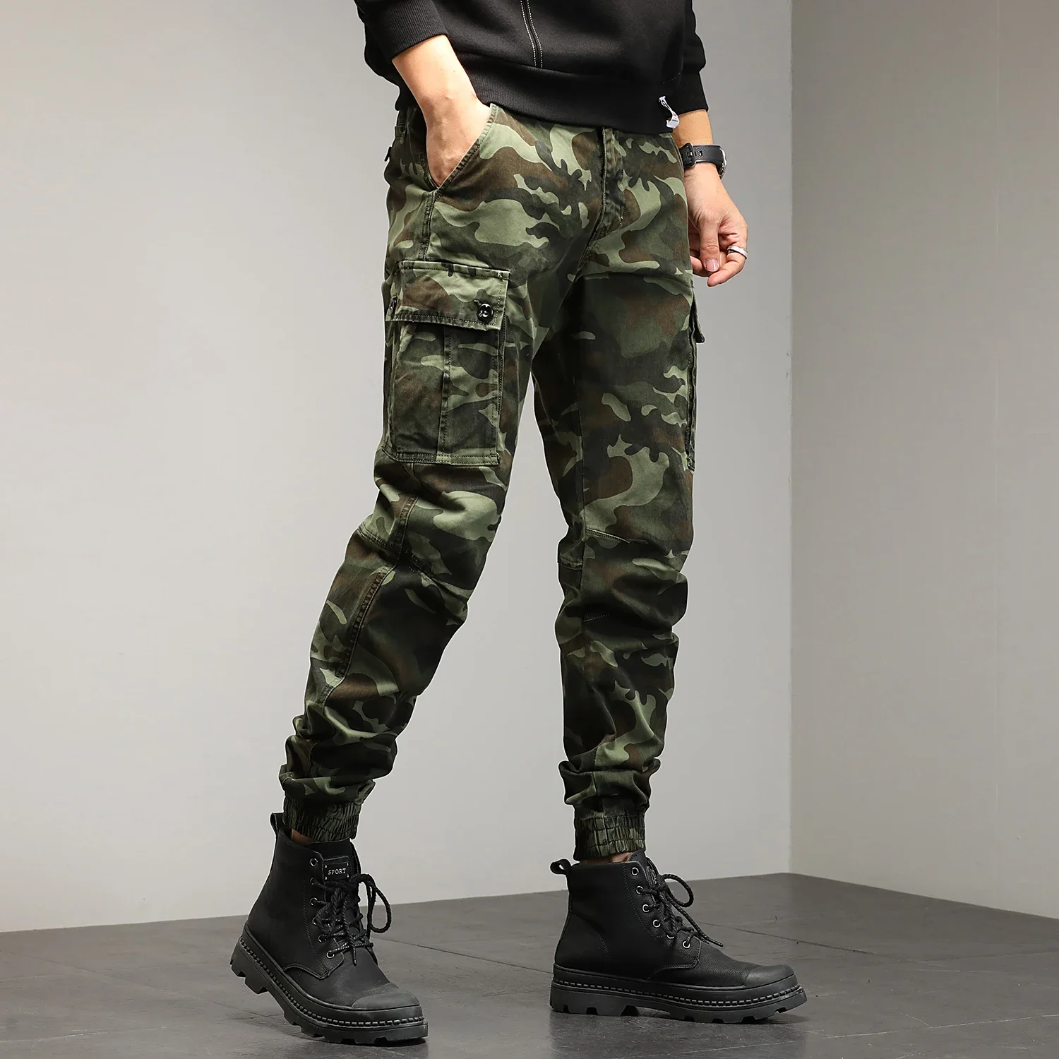 Manfinity Men Flap Pocket Drawstring Waist Cargo Pants | SHEIN