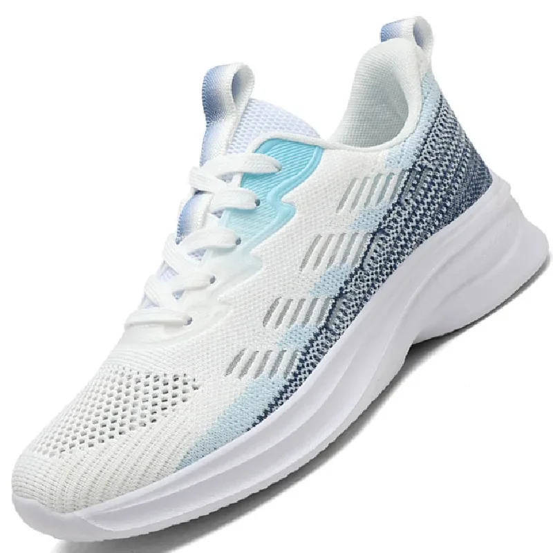 

Легкие кроссовки для женщин, повседневная дизайнерская сетчатая обувь для бега, на шнуровке, для спорта на открытом воздухе, для тенниса, 35-41