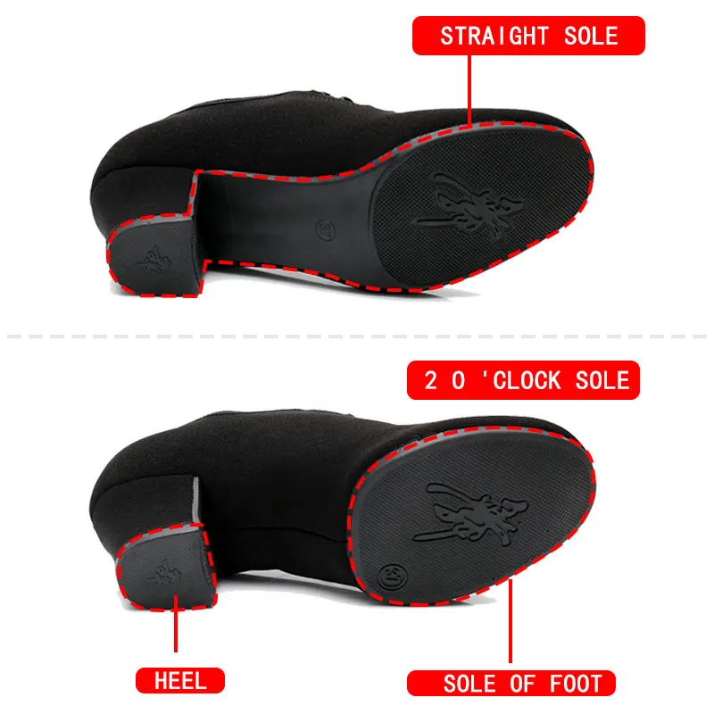 Latin Dance Shoes Oxford Sneakers Tango Salsa Modern Soft Bottom Ballroom Dance Shoes Teacher Modern Practice Dance Shoes3.5/5cm