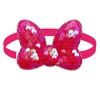 50/100PCS Sequin Style Dog Bow Ties Bowknot for Dogs Cat Grooming Accessories Pet Dog Adjustable Bowtie Pet Product Wholesale 2