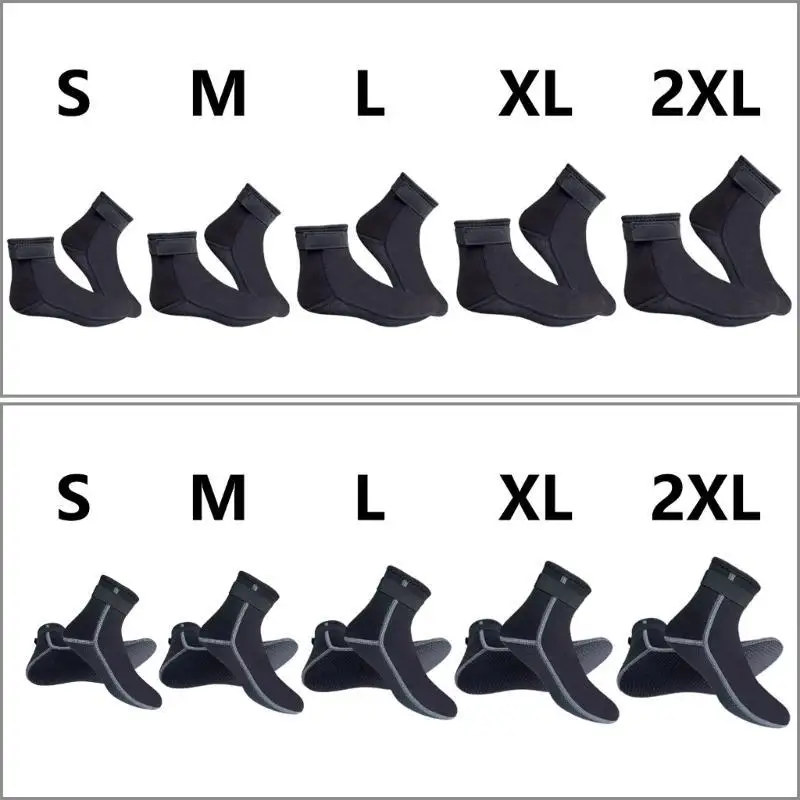 652F 핀 양말, 열수 양말 3mm 네오프렌 양말, 잠수복 양말 다이빙 양말