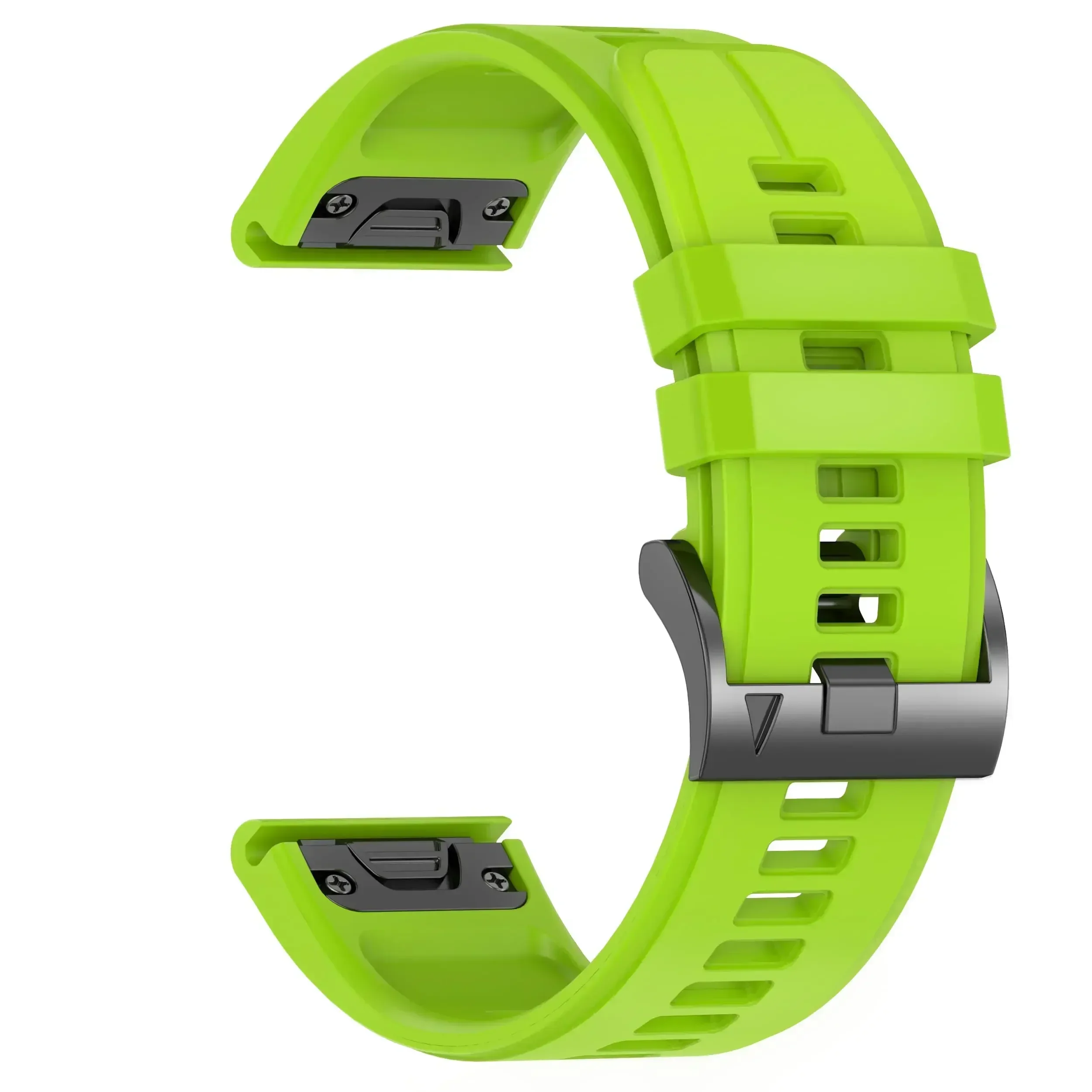 Enhanced Silicone QuickFit Strap - 26mm 22mm Adjustable Watch Band Bracelet