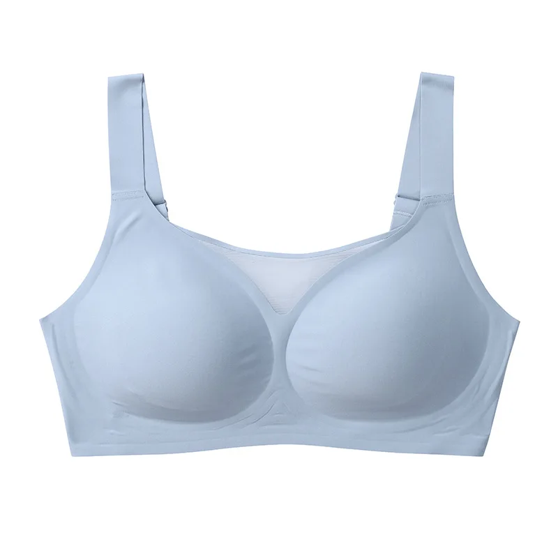 Wide straps Bras, White