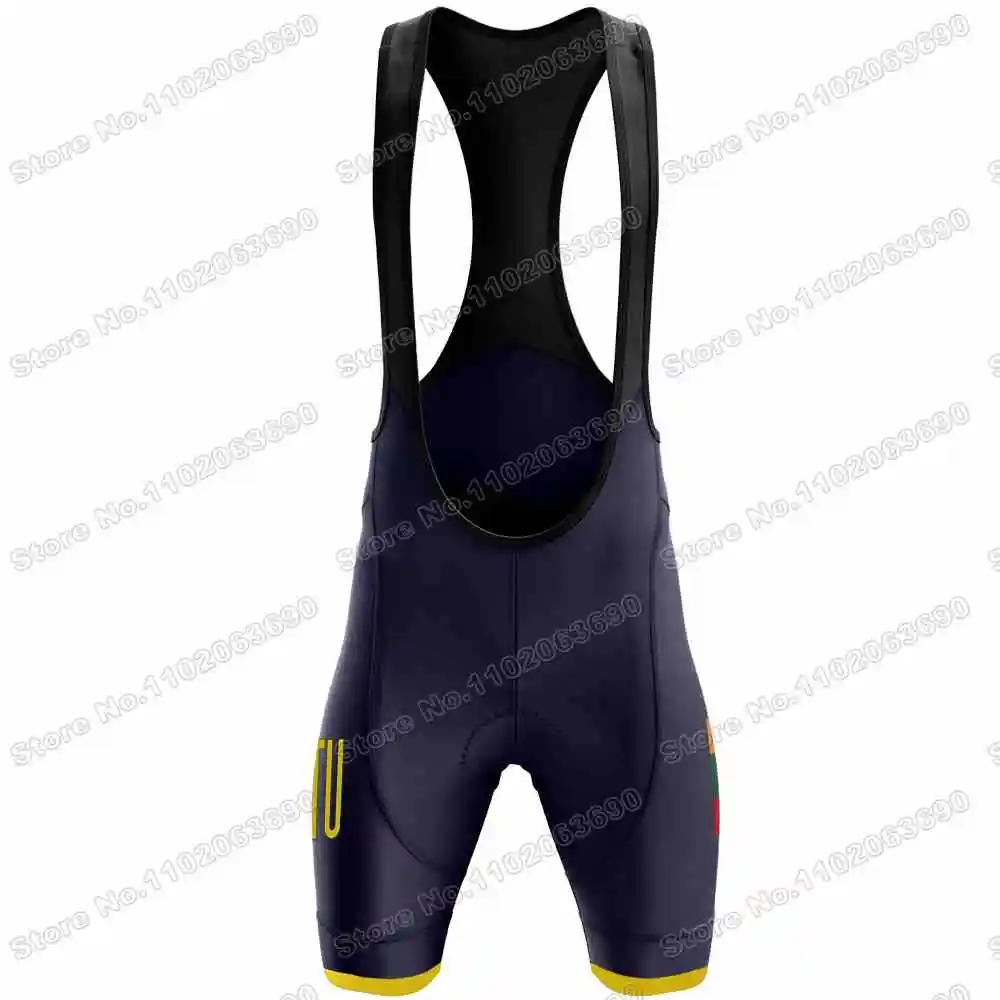 LTU National Team Cycling Jersey Set Lithuania Cycling Clothing Men Road Bike Shirt Suit Bicycle Bib Shorts MTB Uniform