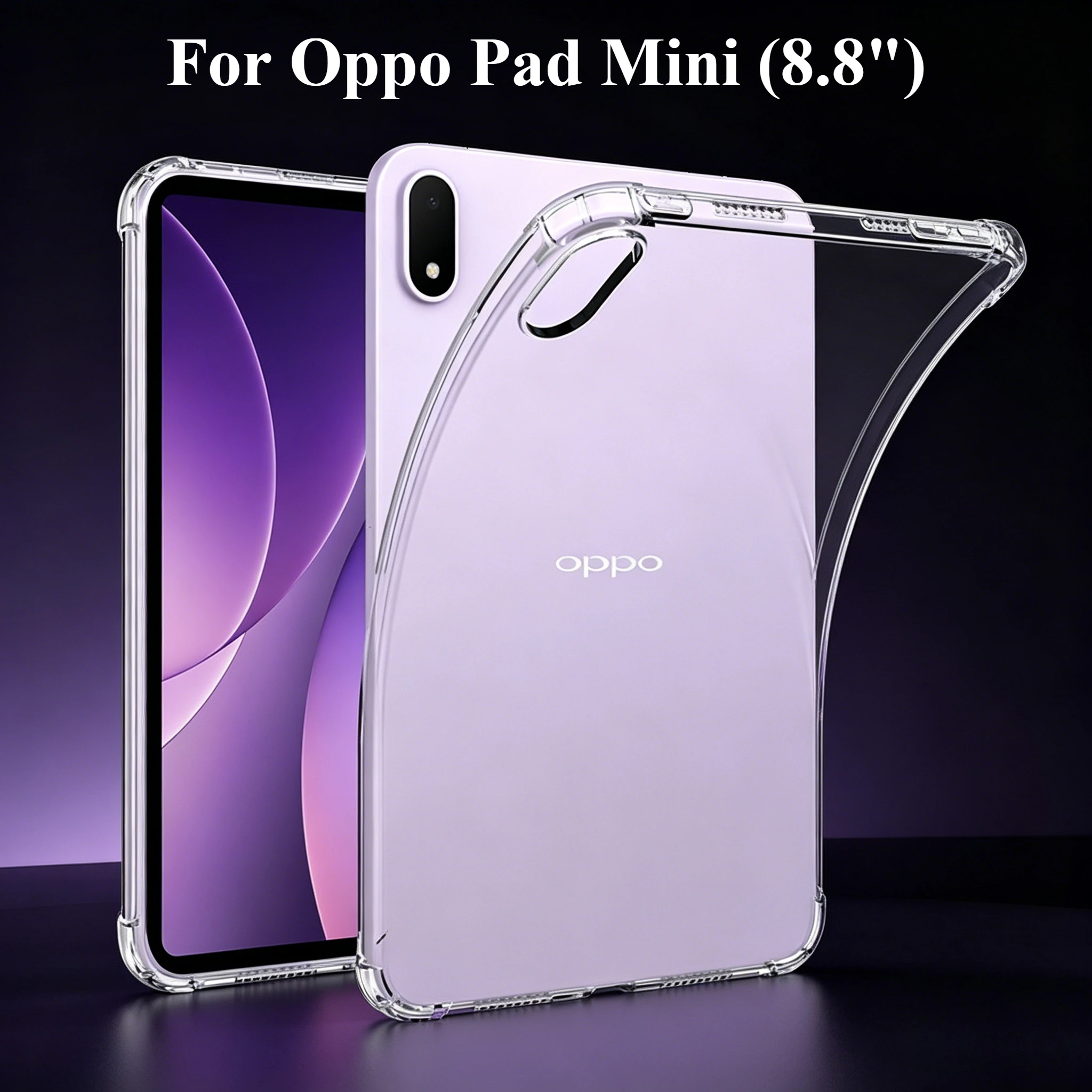 Clear Soft TPU Back Cover with Shockproof Airbags