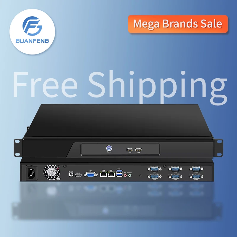 BKHD Industrial computer 1U rack server industrial computer host Core