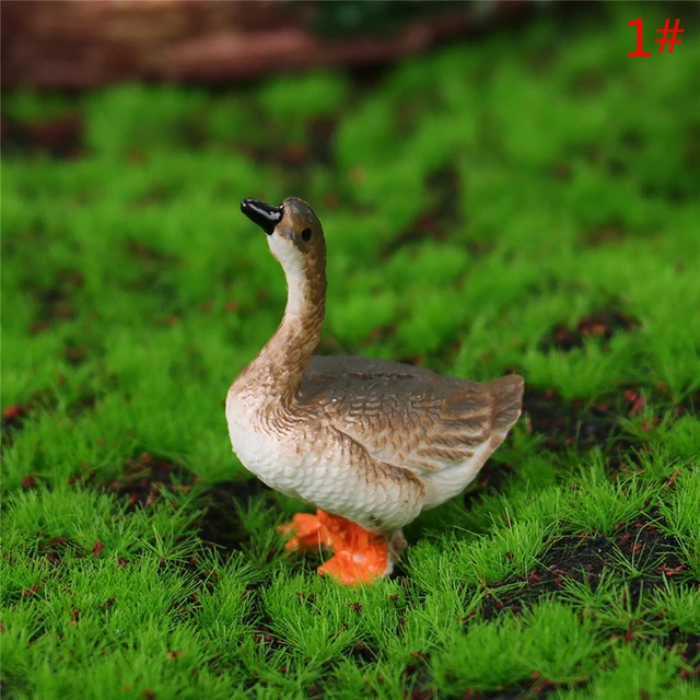 1PC Realistic Animal Figurines Simulated Poultry Action Figure Farm Dog Duck Cock Models Education Toys for Children Kids Gift 5