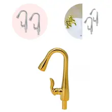 

Functional Mini Water-tap Adorable Solid Color Dollhouse High Water-tap Water-tap Dollhouse Faucet