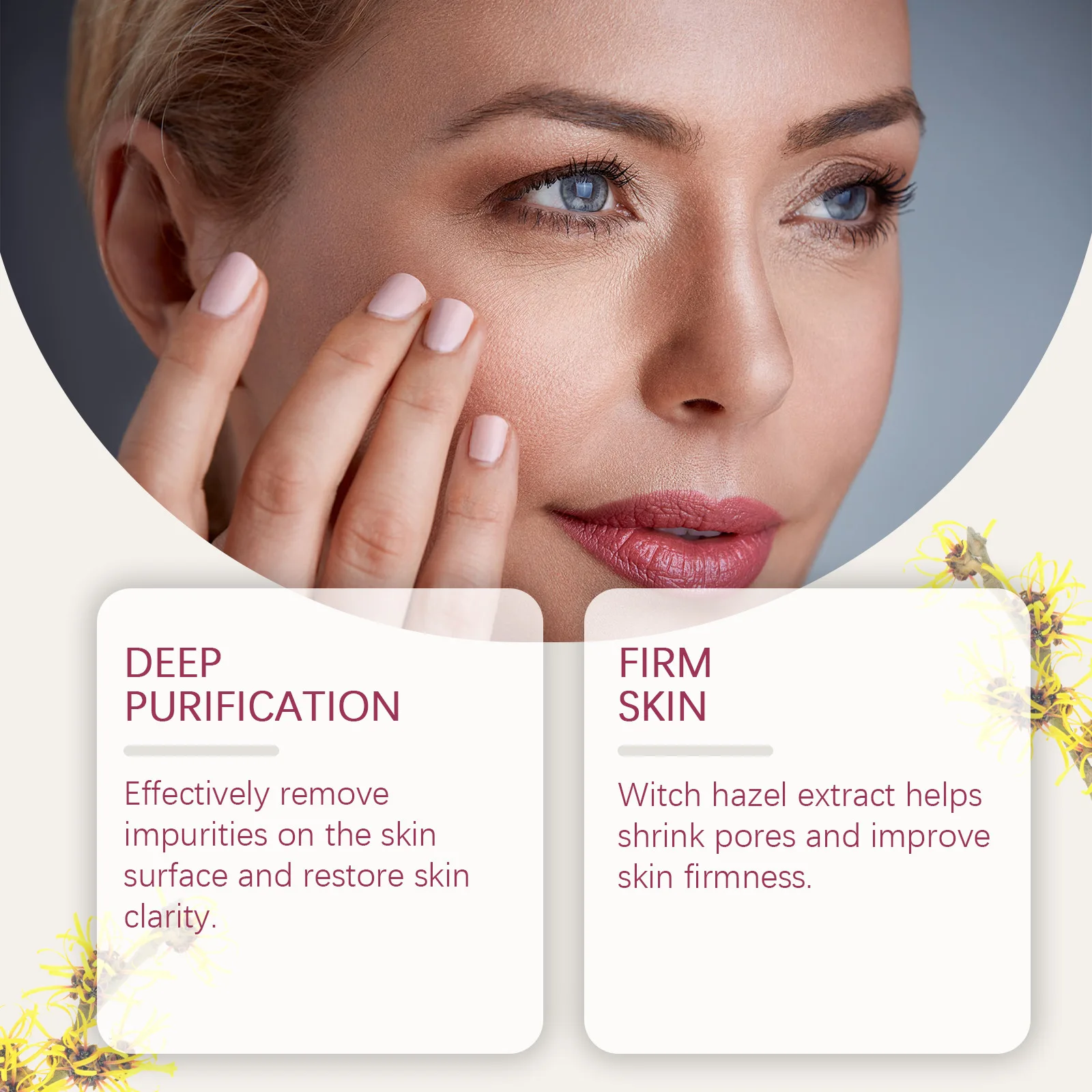 Pore Shrinking Serum Fruit Acid Exfoliating Skin Cleansing Repair Soothe Moisturizing Daily Oil Control Brightening Facial Serum 3
