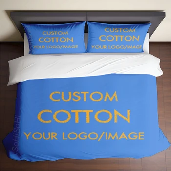 Custom Photo Cotton Bedding Set 1