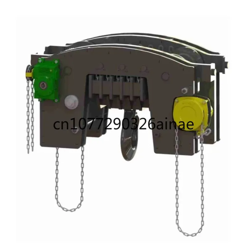 

hand geared trolley hoist 20T 30T low headroom low clearance manual