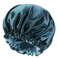 Bonnet en Satin Bonnet en soie Bonnet de cheveux Bonnet de couchage ample Bonnet de sommeil en Satin Bonnet de nuit Bonnets pour cheveux bouclés naturels pour femmes 1