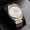 PENGAGAR Luxury Fashion Men Clock Waterproof Luminous Week Date Sports Man Wristwatch Stainless Steel Men's Quartz Watches Reloj