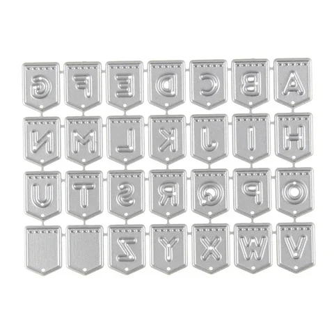 

Letter Metal Cutting Dies English Alphabet Frame Stencil Scrapbooking Paper Cards making Embossing