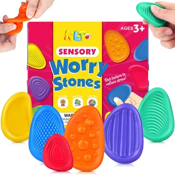 Sensory Silicone Textured Stones 1