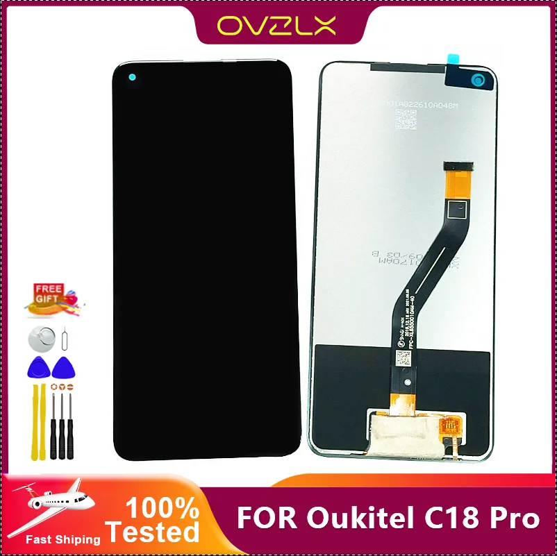 6,55 дюймовый OUKITEL C18 Pro ЖК-дисплей + сенсорный экран 100% оригинальный протестированный ЖК-дигитайзер стеклянная панель Замена для OUKITELC18 Pro