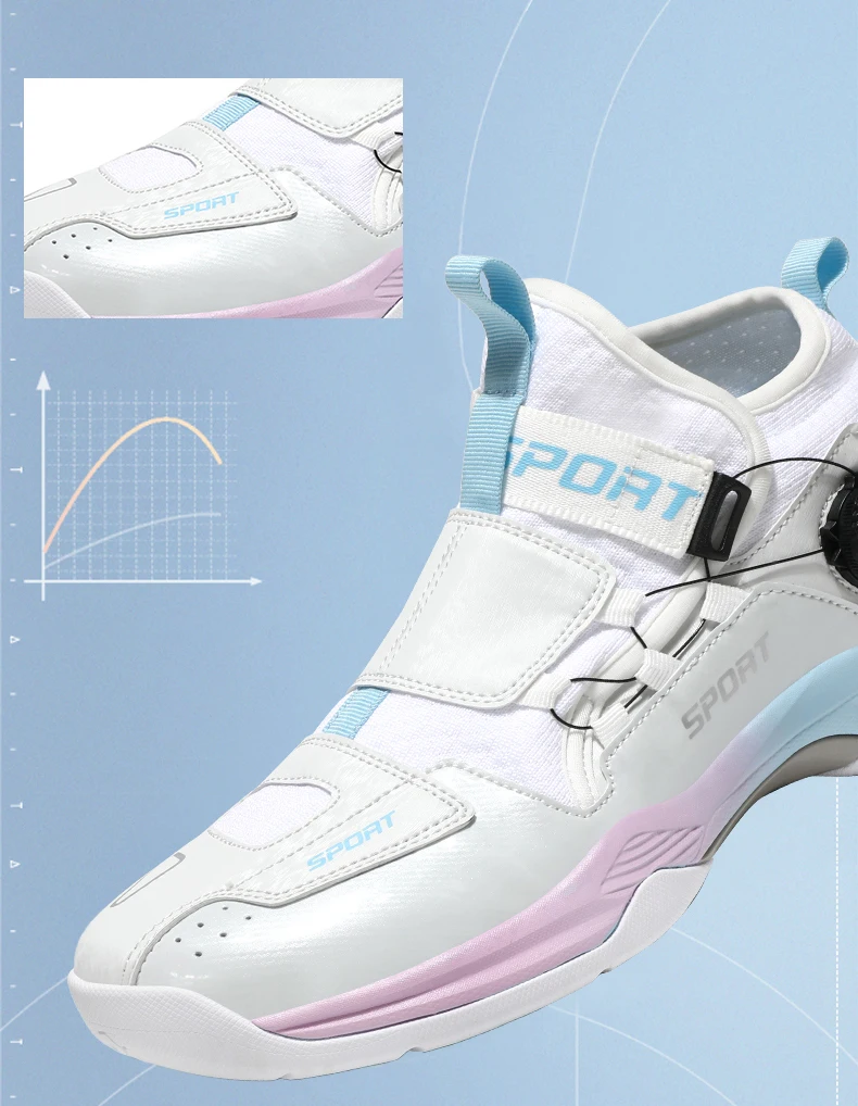 Description Picture 5 of itemNew Women Men Sneakers Badminton Shoes Table Tennis Shoes Volleyball Sneakers Gym Competition Indoor Athletic Training Sneakers