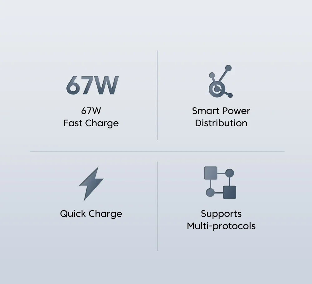 6A 67W Fast Wall Charger For Xiaomi 10 11 12 Lite 13 14 15 Redmi Note 11T 12T 13 Pro POCO Turbo Charge Type-C USB Charging Cable