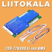 LIitoKala 10S/13S/16S/20S 36V 48V 60V 72V 20A/30A/50A batterie au Lithium BMS li-ion batterie panneau de protection d'équilibre 6