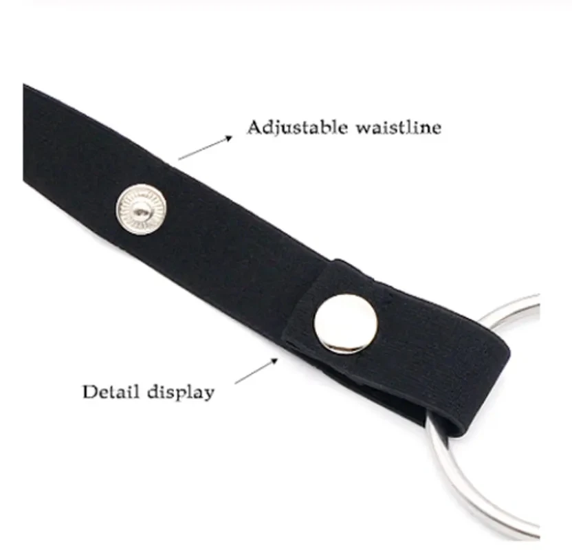Penis Chastity Cage Male Penis Ring Chastity Cage Anti-off Device Elastic Band