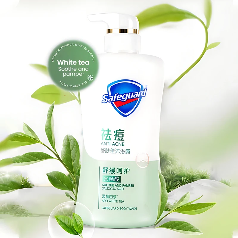Safeguard Anti-Acne Body Wash Shower Gel Bath Lotion Face Cleanser with Salicylic Acid 360ML/540ml