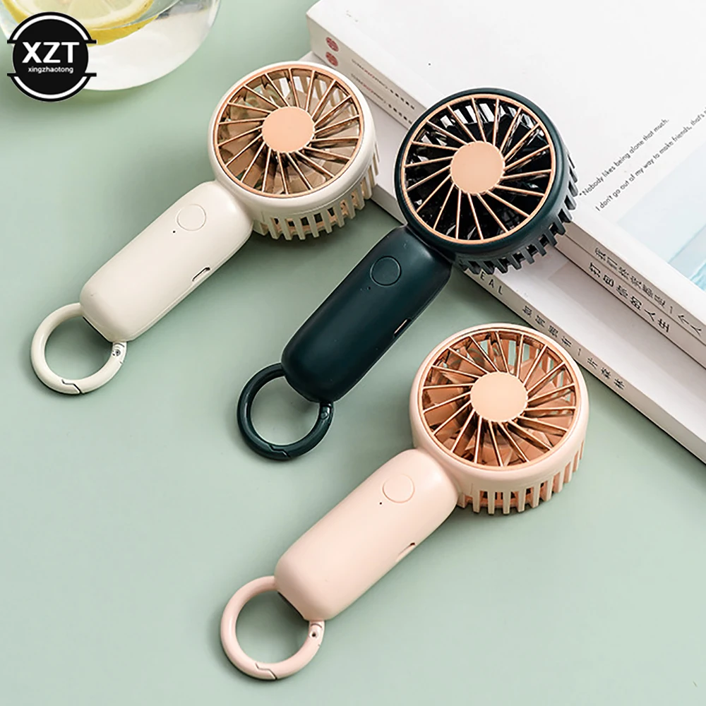 New Pocket Fan Handheld Air Cooler Mini USB Charging Portable Summer Cooling Small Personal Cool Fans for Office Desktop Outdoor personal