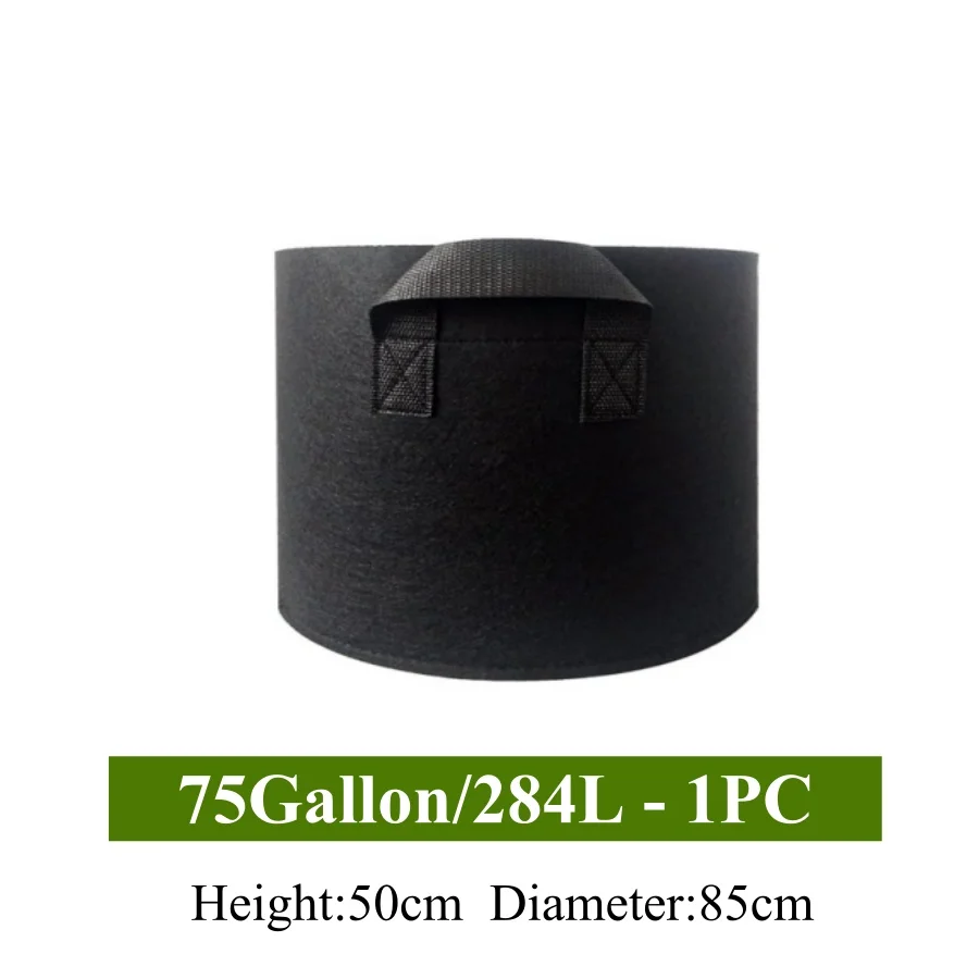 Large Heavy Duty Fabric Grow Bag with Handles