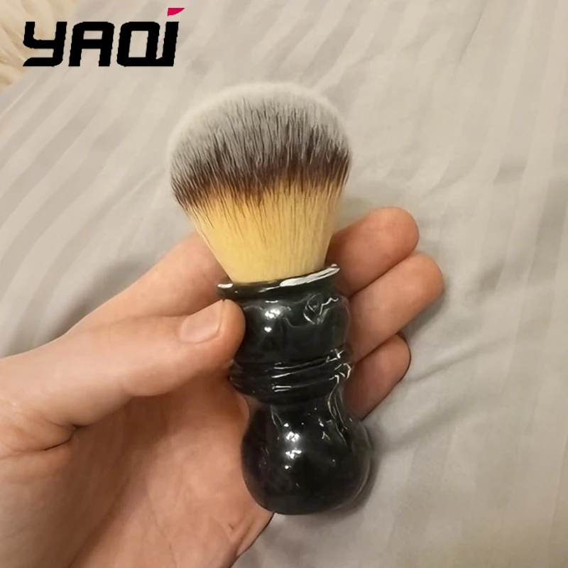2026년 전문 이발사 수염 관리 면도 도구 ? 야키 쉐이시 24MM 면도 브러쉬 (나일론 브러시 & 레진 손잡이)