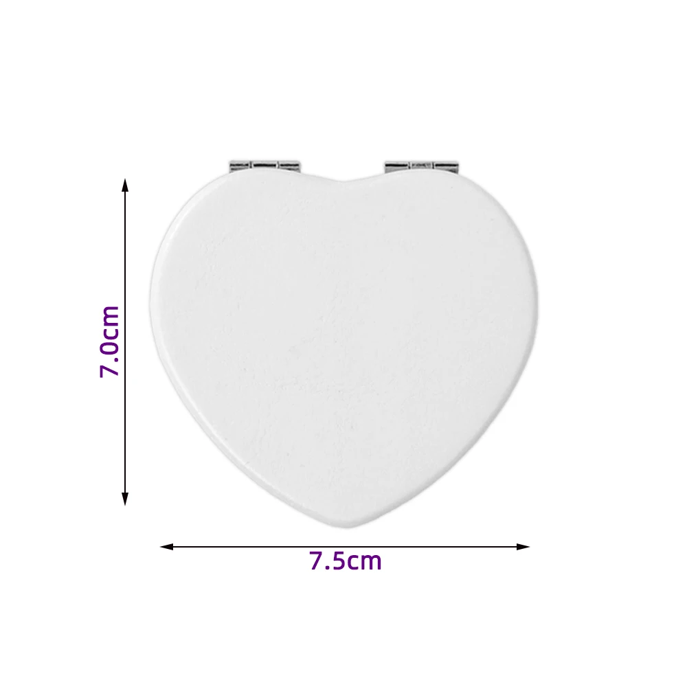1 Pc Double Sided Heart Shape Mirror Magnifying Wedding Guest Bridemaid Souvenirs Party Favor Gifts Idea Personalized