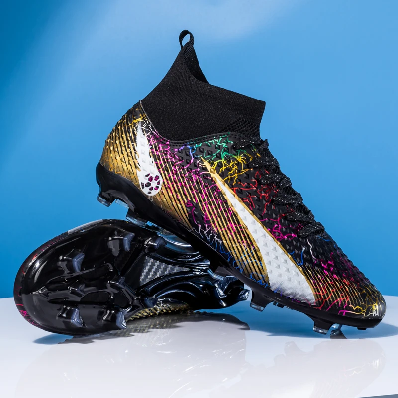 

Men Outdoor FG/TF Football Boots Futsal Professional Unisex Soccer Shoes High-quality Grass Training Sport Ultralight Non-Slip