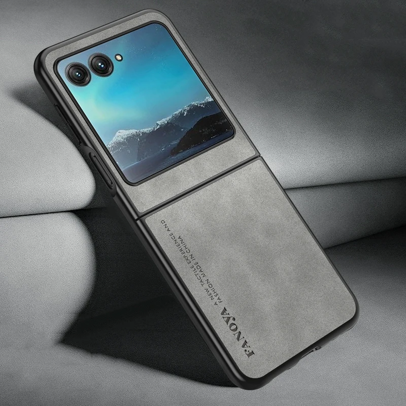 Premium Retro Leather-Style Shockproof Silicone Matte Case