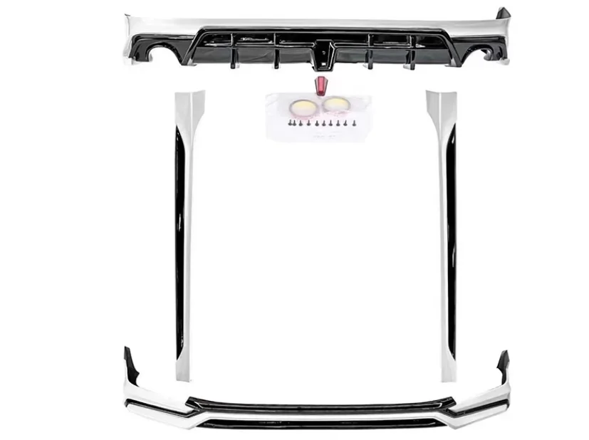 For Honda Civic Sedan 11th 2022 2023 2024 ABS Bumper Front Lip Rear Trunk Diffuser Spoiler Side Skirt Body Kit