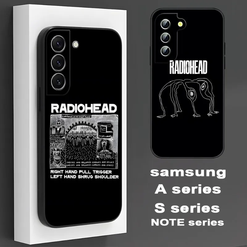 Rock Band Music Album Custodia Per Telefono Radiohead 2023 Nuova Per Samsung S23 Ultra S9 Plus S10 S20 S21 Fe S30 S22 Pro S30 Note10 Note20