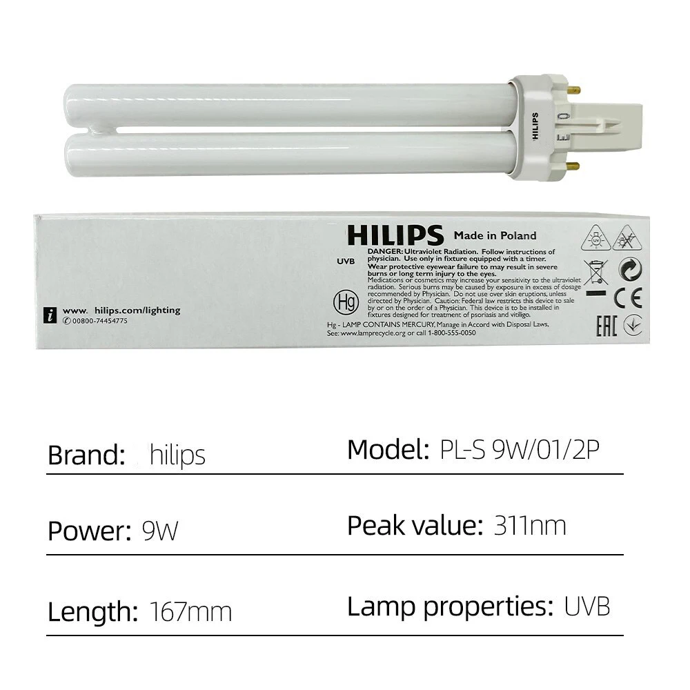 Psoriasis Treatment Equipment 311nm UV Lamps Phototherapy Medical Device Uvb Treatment Lamp for Vitiligo Psoriasis uvb light therapy lamp