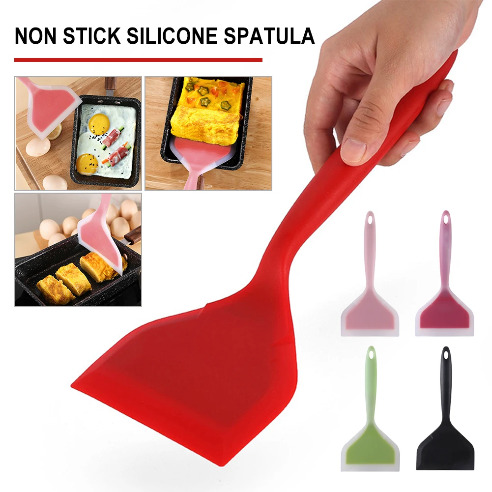 Espátula De Silicone Larga Tamagoyaki Para Panqueca Tapioca Omelete 26cm Home