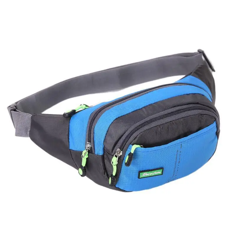 Waist Bag Nylon Waterproof Waist Bum Bag Women Men's Belt Bag Running Jogging Fanny Pack Sport Runner Crossbody Bags Chest Bag