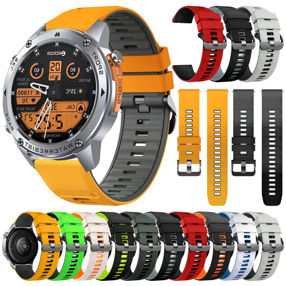 Versatile Silicone 22mm Watch Strap - Premium Design for Comfort and Style