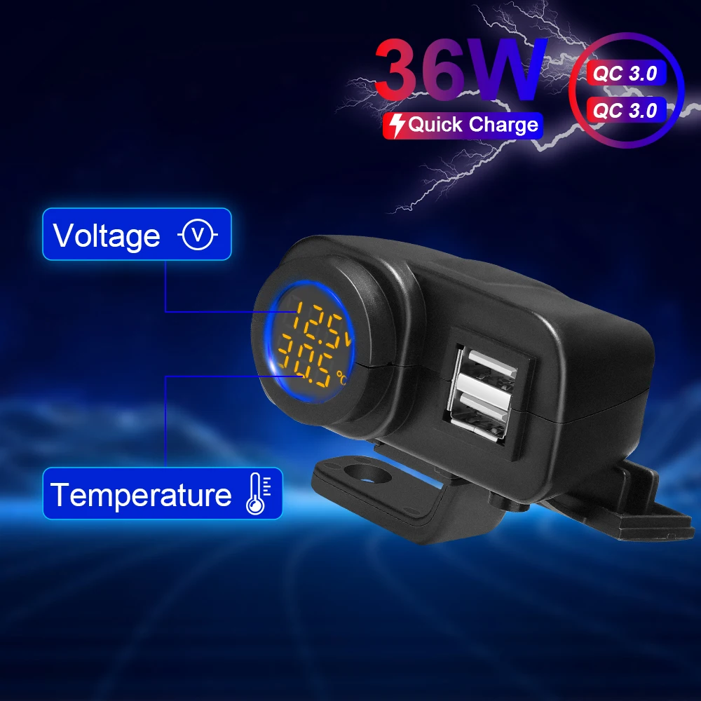 Gadpow-36W QC3.0  ȭ ,  ÷,  USB  , а, µ , ޴