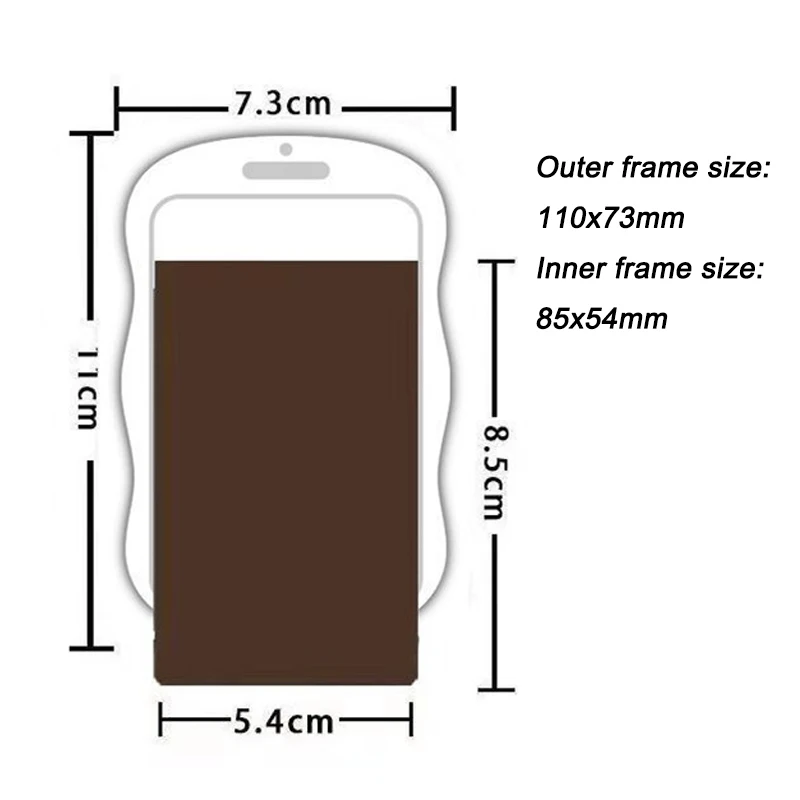 Creative Photocard Holder Photo Protector Idol Cards Protector Cute Card Holder Keychain Photo Sleeves Bus Card ID Badge Holder 6