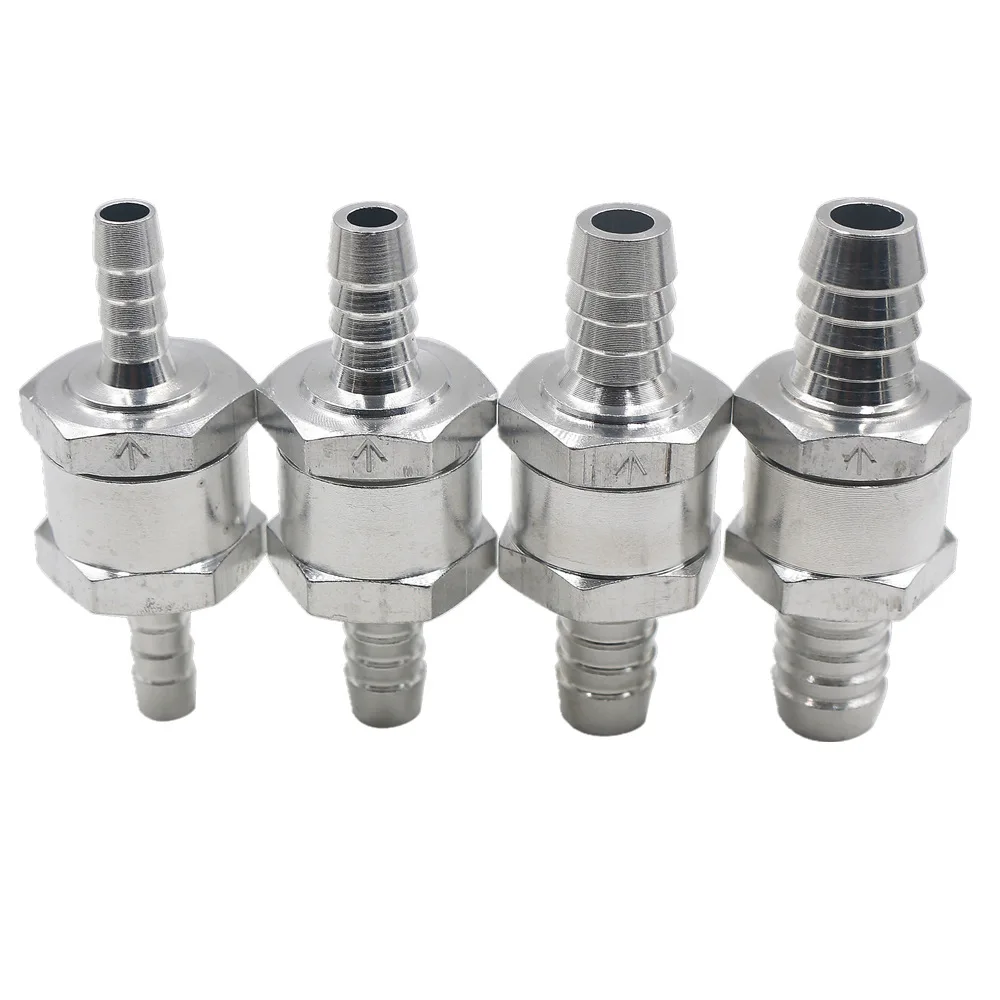 One Way 6/8/10/12mm 4 Size Valves Aluminium Alloy Fuel Non Return Check Valve One Way Fit Carburettor Price