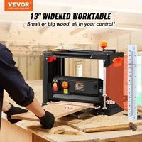 Thickness Planer, Two Speed, 13" Width Worktable Benchtop Planer, Three-Blade, 15-Amp 2000W Powerful Motor, 2