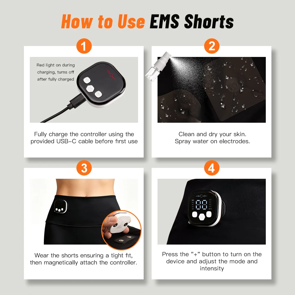 Smart EMS Trainer Shaping Fitness Buttocks Lifting Device Muscle Stimulator Hip Tightening Butt Up Massager_voghion.com