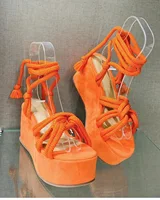 Platform Wedge Strappy Sandals Women Fashion Round Toe Cross Tied Height Increase Open Toe Women Sandals 2023 - Image 4