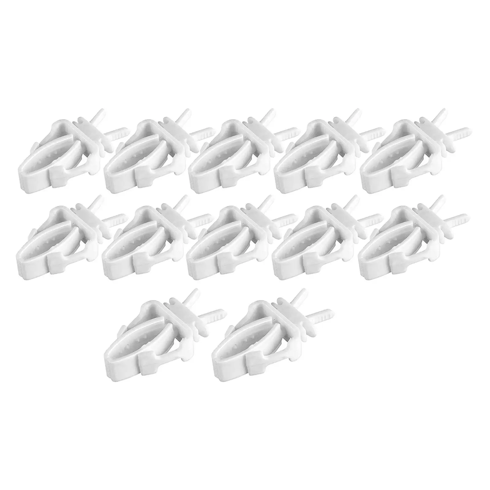 12Pcs Bird Feeding Clip Feeder Device Foraging Toy Bird Cage Food Holder Parrot Cockatoo Parakeet Budgie Macaw