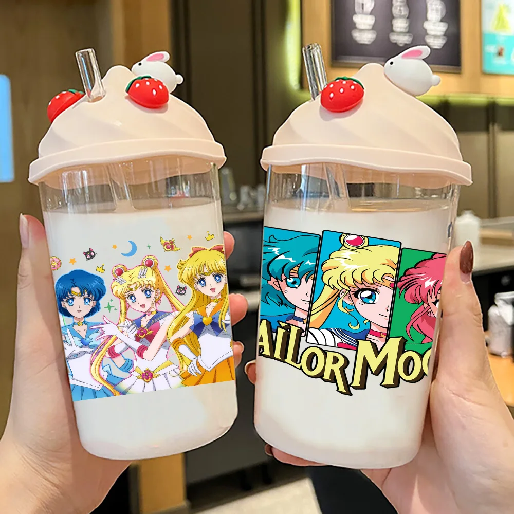 Moon girl easy peel waterproof DIY Decals 3D transfers uvdtf crystal stickers 16oz uv dtf cup wraps for Libbey Glasses