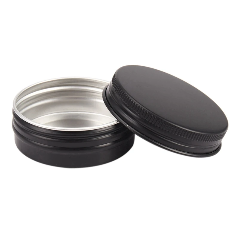 

160 Pack 1Oz / 30G Round Metal Tin Container Screw Top Cans Cosmetic Sample Containers Candle Travel Tins