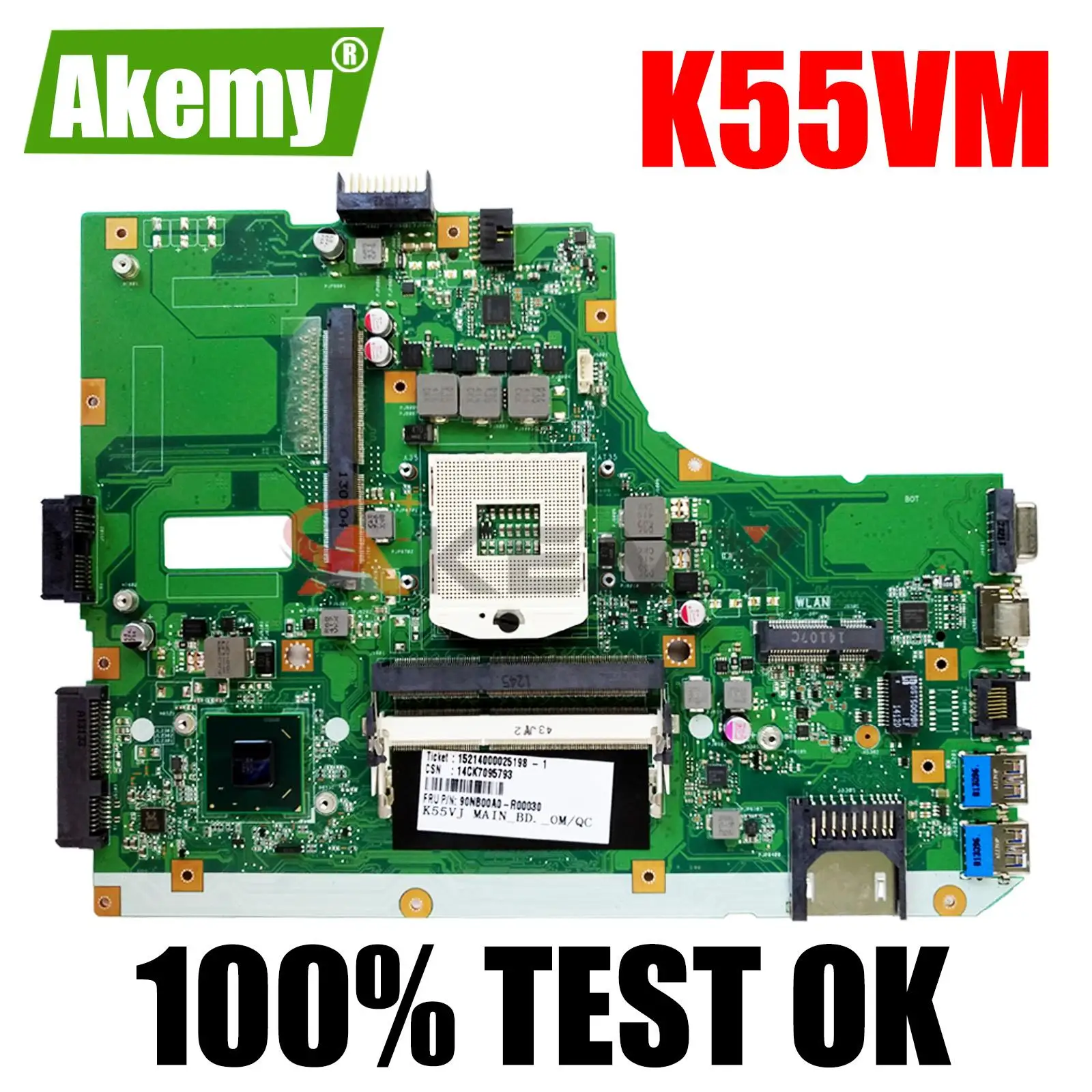 Материнская плата K55VM для ноутбука