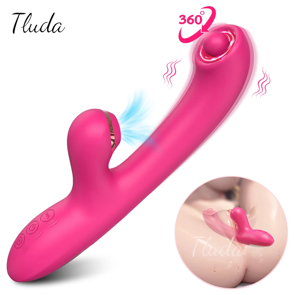 Klitoris-Sauger-Vibrator für Frauen, Rotation, G-Punkt, Klitoris-Stimulator, Vagina-Vibrator, weibliche Masturbation, erwachsene Sexspielzeug für Frauen 1